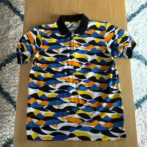 Postmarc Patterned Polo - Size Medium